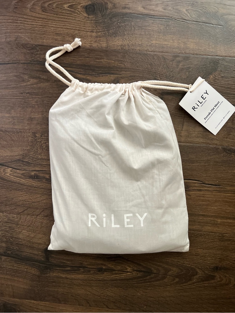 Riley Percale Full Flat Sheet Coal